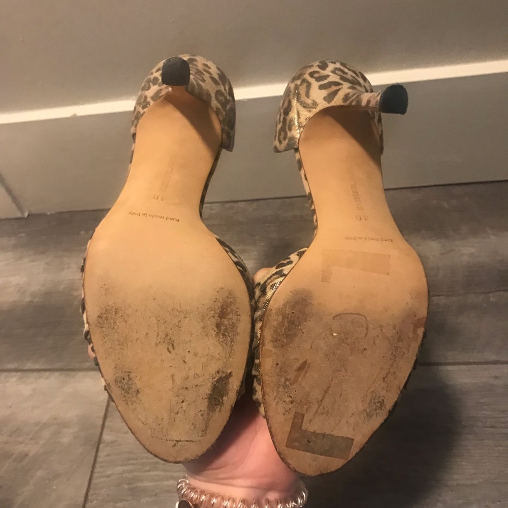 MANOLO BLAHNIK Leopard Peep-Toe D'Orsay - Picture 5 of 8